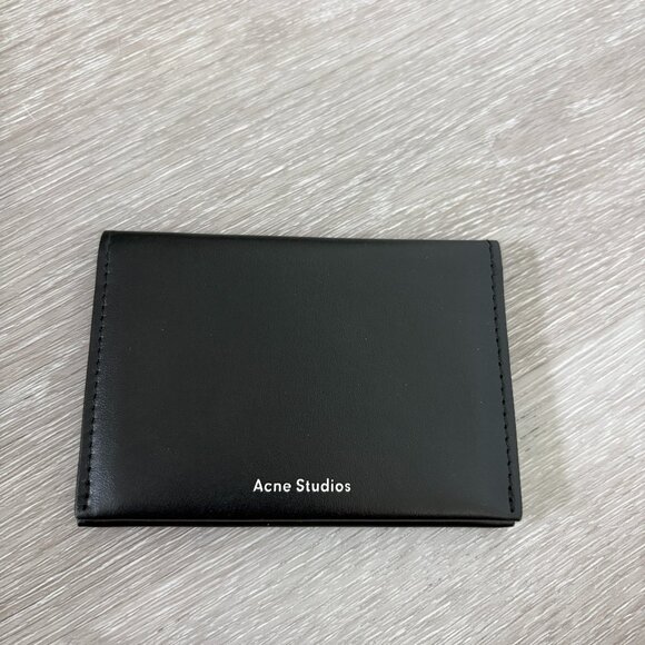 Acne Studios Folded leather wallet - Picture 1 of 4